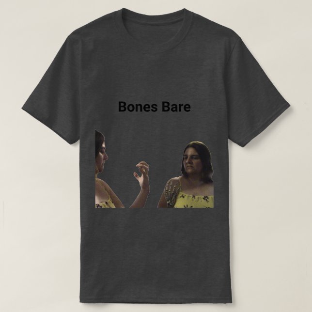 Camiseta do álbum Bones Bare (Frente do Design)
