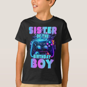 Camiseta Do Aniversário Do Jogo De Vídeo De Aniversário