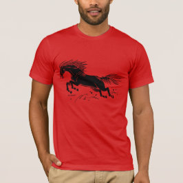 Camiseta do Ano do Cavalo de Fogo