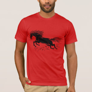 Camiseta do Ano do Cavalo de Fogo