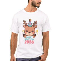 camiseta do ano novo da família fofa 2026