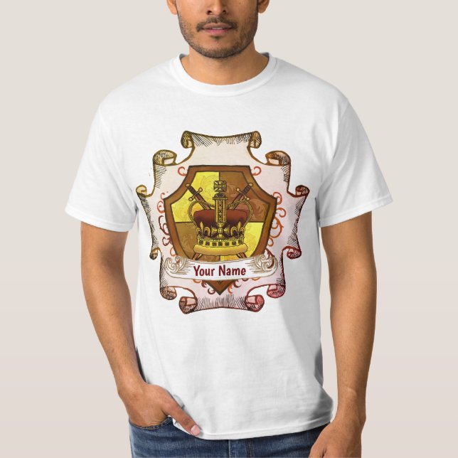 Camiseta do Apelido da Família Coroa (Frente)