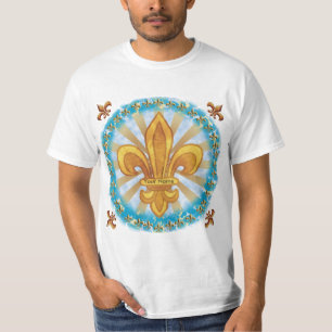 Camiseta do Apelido da Família Fleur De Lis