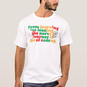 Camiseta Do aprendizado à liderança, a viagem da enfermeira