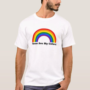 Camiseta do arco-íris LGBT