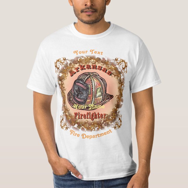 Camiseta do Arkansas Firefighter (Frente)