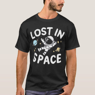Camiseta do astronauta perdido no espaço