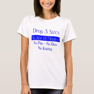 Camiseta do azul dos tamanhos da gota 3