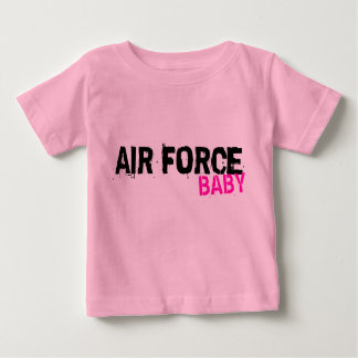 Camiseta do bebê da força aérea