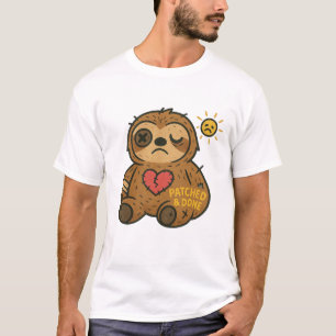 Camiseta do Bicho-Preguiça Remendado — Triste, mas