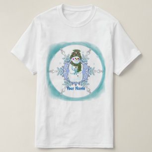 Camiseta do Boneco de Neve Floco de Neve Vovó