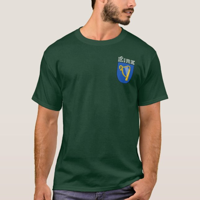 Camiseta do Brasão de Armas da Irlanda (Frente)