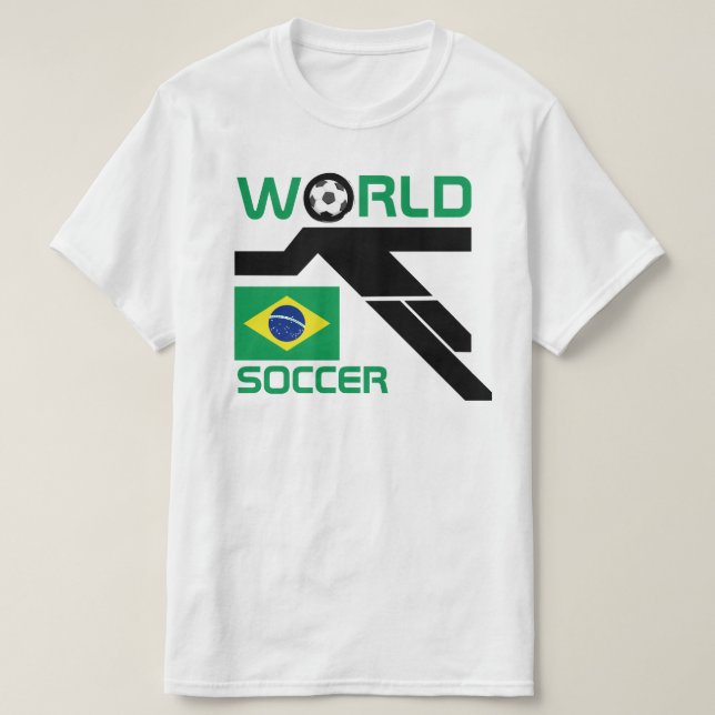 Camiseta do Brasil Futebol (Frente do Design)