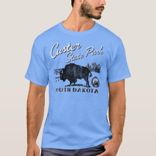 Camiseta do búfalo do parque estadual de Custer