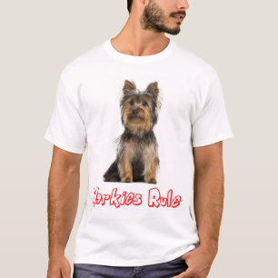 Camiseta do Cachorro Filhote Yorkshire Terrier