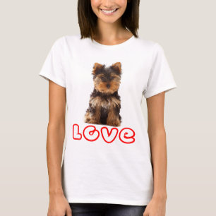 Camiseta do Cachorro Filhote Yorkshire Terrier