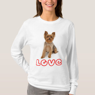Camiseta do Cachorro Filhote Yorkshire Terrier