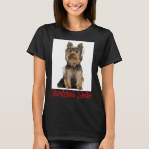Camiseta do Cachorro Filhote Yorkshire Terrier