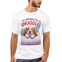 Camiseta do Cachorro Lover - Estou aqui apenas par