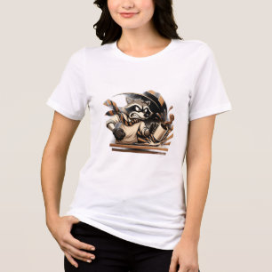 Camiseta do Café do Guaxinim