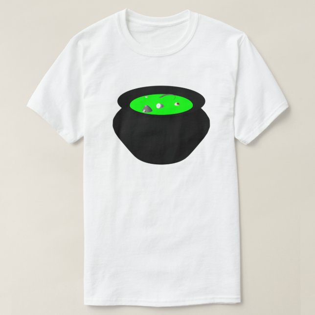 Camiseta do Caldeirão de Bruxa (Frente do Design)