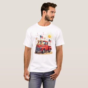 Camiseta do Caminhão Antigo 4 de Julho
