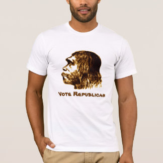 Camiseta Do "camisa do republicano voto" do Neanderthal