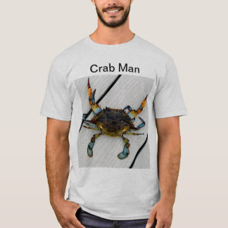 Camiseta Do "camiseta do homem caranguejo" dos homens