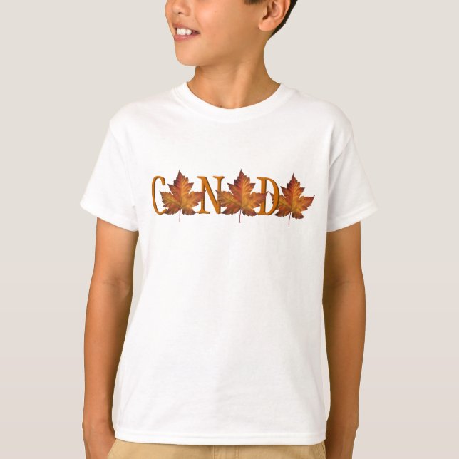 Camiseta do Canadá Camiseta de Souvenir do Canadá  (Frente)