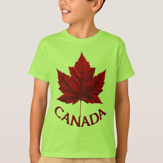 Camiseta do Canadá Camiseta orgânica do Canadá (Frente)