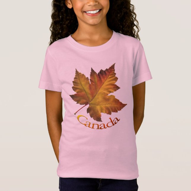 Camiseta do Canadá "Maple Leaf Kid" Souvenir (Frente)