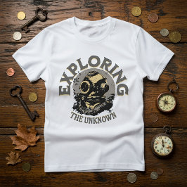 Camiseta do Capacete de Mergulhador Retro Vintage