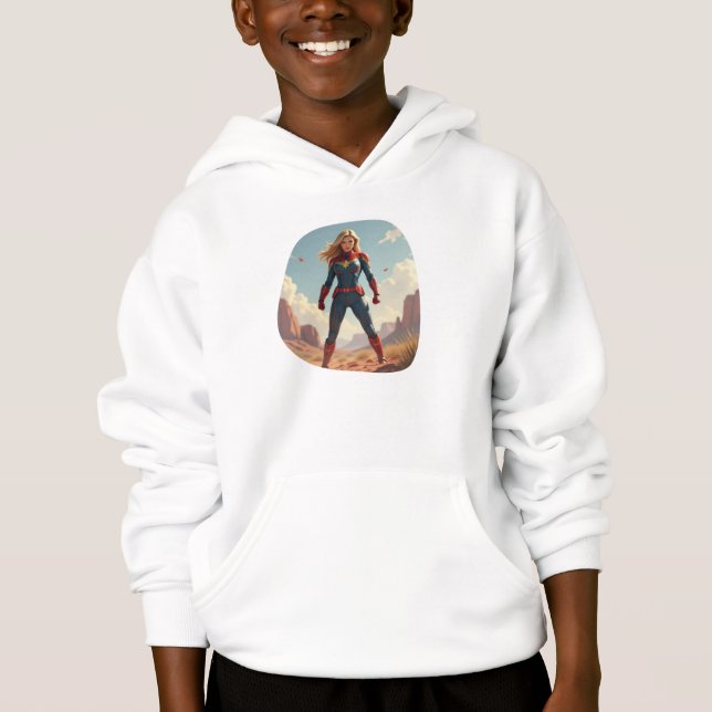 Camiseta do Capitão Marvel (Frente)