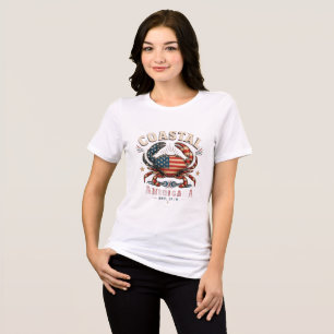 Camiseta do Caranguejo da Coastal America
