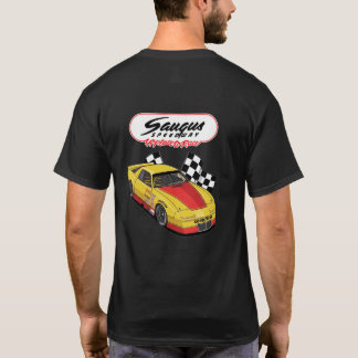 Camiseta do carro de stock Saugus speedway anos 80
