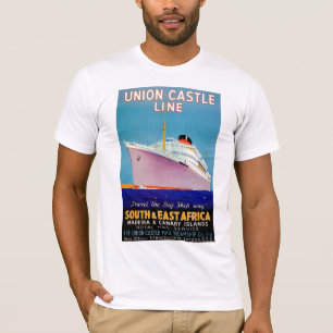Camiseta ~ do castelo da união a maneira grande do navio
