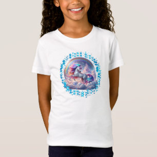 Camiseta do Castelo do Unicórn - Rainbow Fantasy