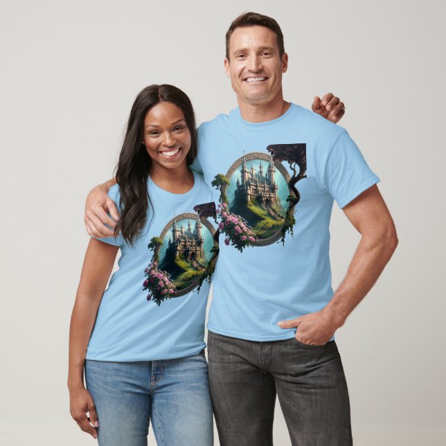Camiseta do Castelo Flower Meadow (2) (Unissex)