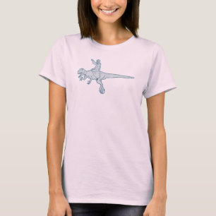 Camiseta do cavaleiro do dinossauro de Jesus