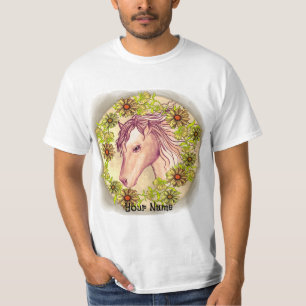 Camiseta do cavalo da Margarida Amarela