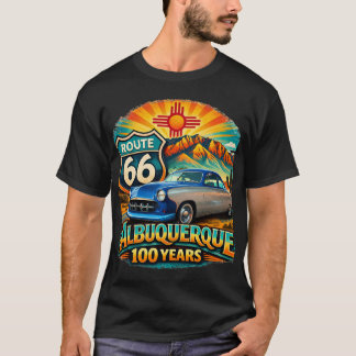 Camiseta do Centenário da Rota 66 de Albuquerque