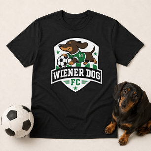 Camiseta do Clube de Fã de Futebol de Cachorro Wie