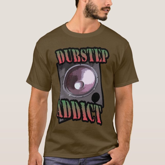 camiseta do clube de viciados em dubstep (Frente)