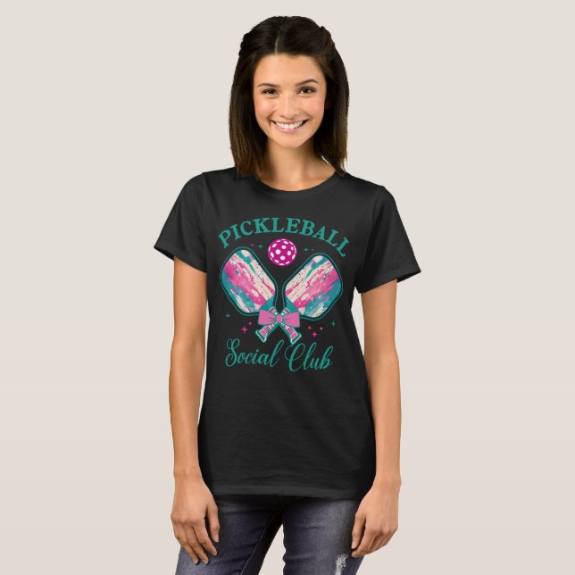 Camiseta do Clube Social de Pickleball (Frente Completa)