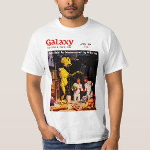Camiseta Do "Cobrir-TRÊs do compartimento Sci-Fi-Vintage "