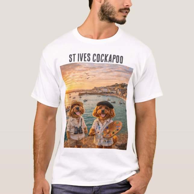 Camiseta do Cockapoo de St Ives Presente (Frente)