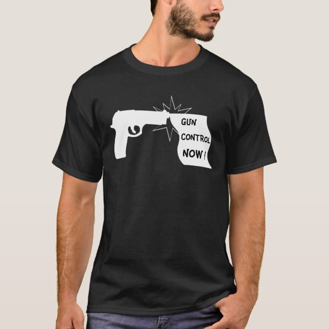Camiseta Do controlo de armas t-shirt agora (Frente)