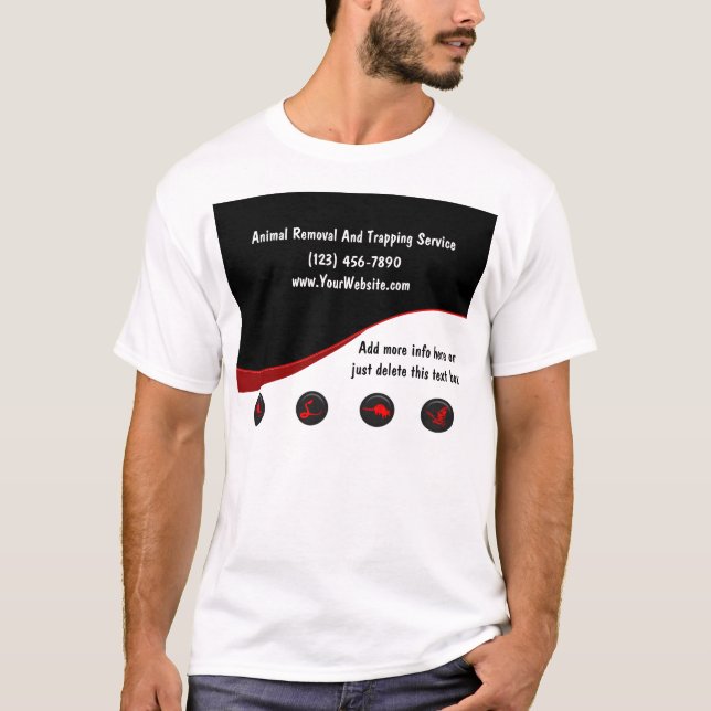 Camiseta do controlo de pragas (Frente)