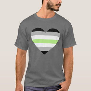 Camiseta do Coração do Agender