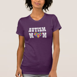 Camiseta Do "coração do quebra-cabeça de serra de vaivém da